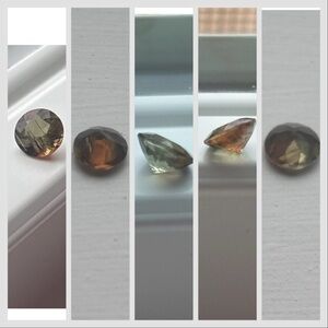 Color Change Garnet 0.58ct 6x6mm Round – Green to Orange Rare Collector Gem